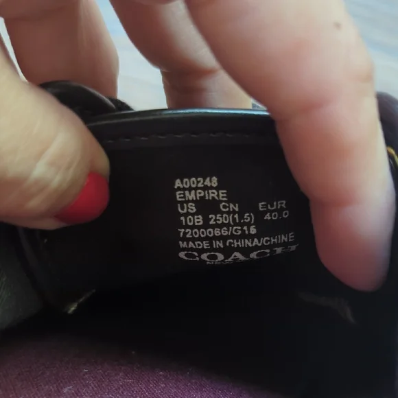 Coach Empire Low Top Logo Sneakers Brown Signature Canvas Wm Sz 10 - Picture 12 of 16